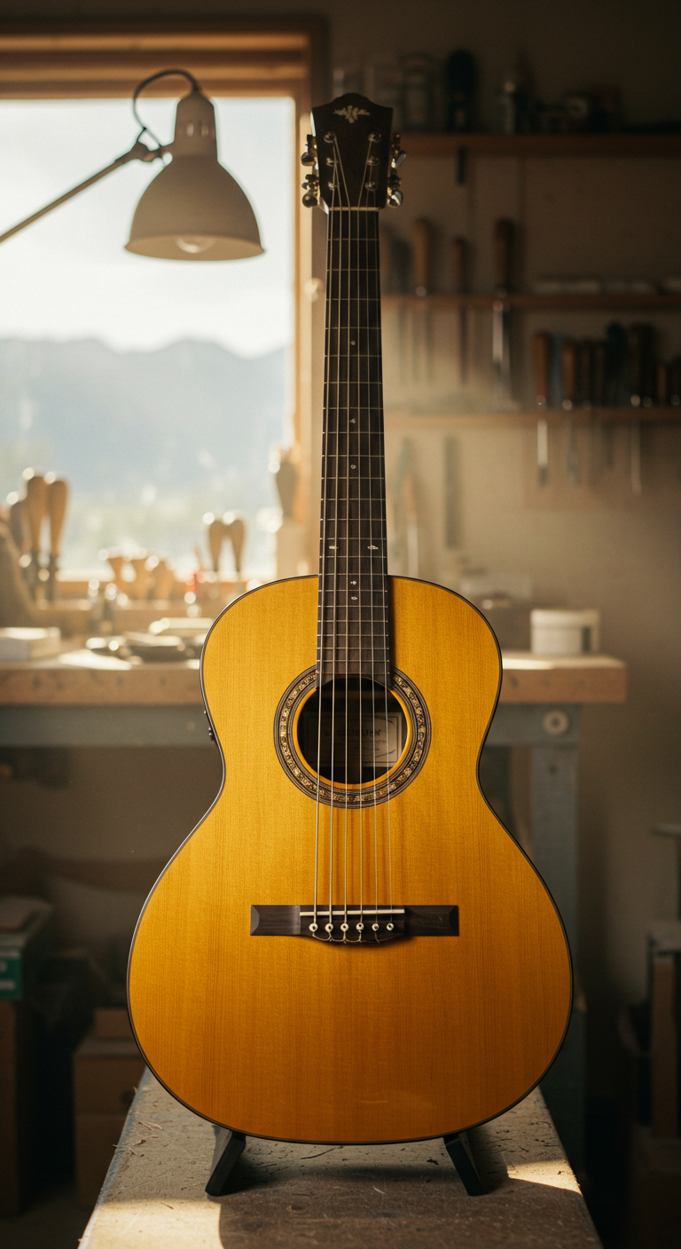 [Imagen de una guitarra clásica de concierto]